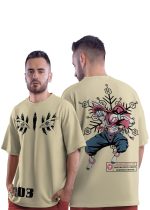 crazymonk Akaza Upper Rank Demon Oversized T-Shirt