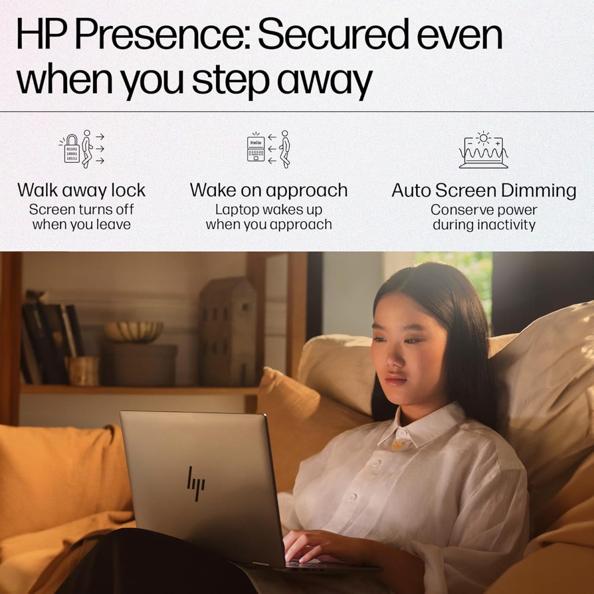 HP Envy x360, Intel Core Ultra 7-155U AI Laptop (16GB RAM, 512GB SSD) Touchscreen 2-in-1, IPS, WUXGA, 14"/35.6cm, Win 11, MS Office 2021, Silver, 1.39Kg, Integrated Graphics, 5MP IR Camera, fc0106TU - Image 13
