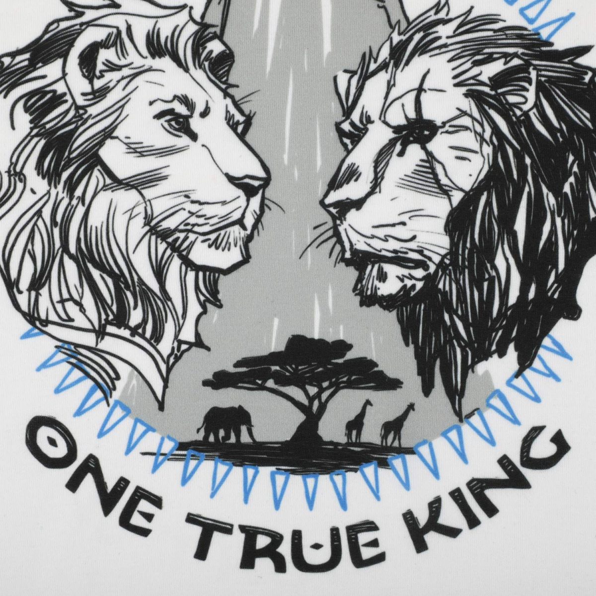 Lion King by Wear Your Mind Boy's Solid Regular Fit T-Shirt - Image 3