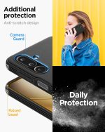Spigen Essential Sand Blast for Samsung Galaxy M36 5G / F36 5G Case, Galaxy M36 5G / F36 5G Back Cover - Matte Black - Image 6
