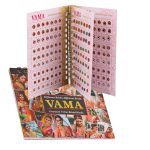 Vama Fashions Multicolour small stone bindi Kumkum Forehead sticker Bindiya bindi booklet for ladies & Girls (252 Bindis Book small)