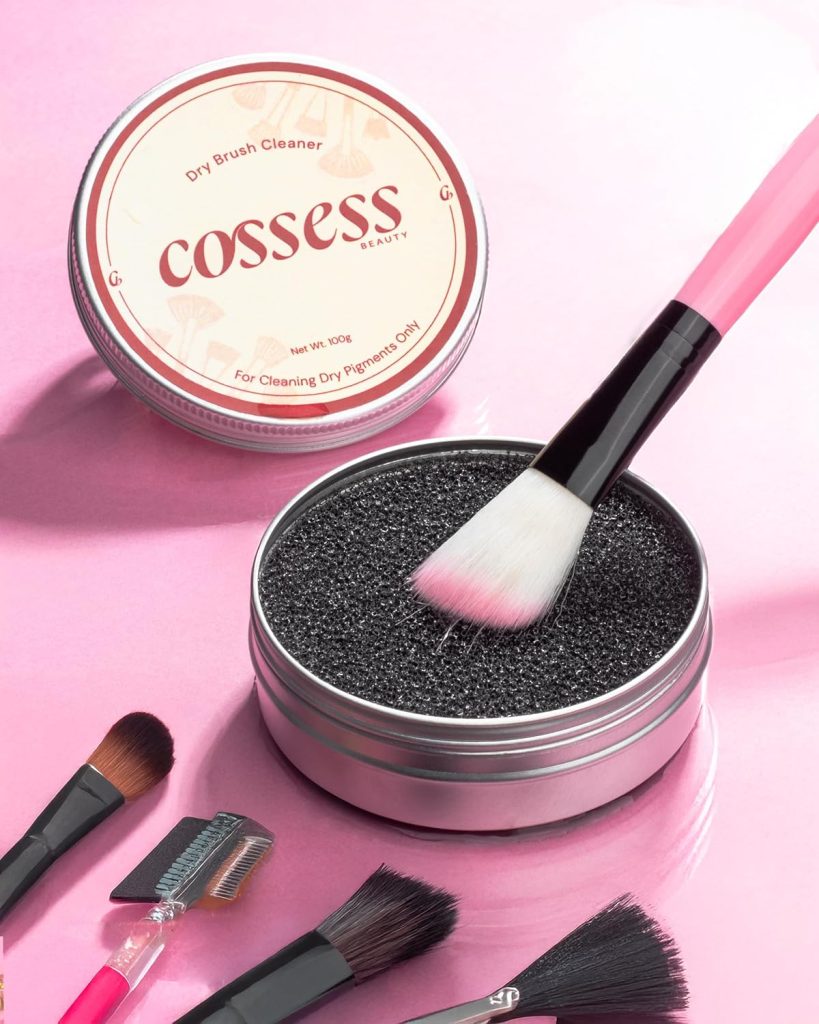 Cossess dry make up brush cleaner| ideal for dry pigments like blush, eyeshadow etc | cleans makeup brush like a pro | Makeup Brush Cleanser