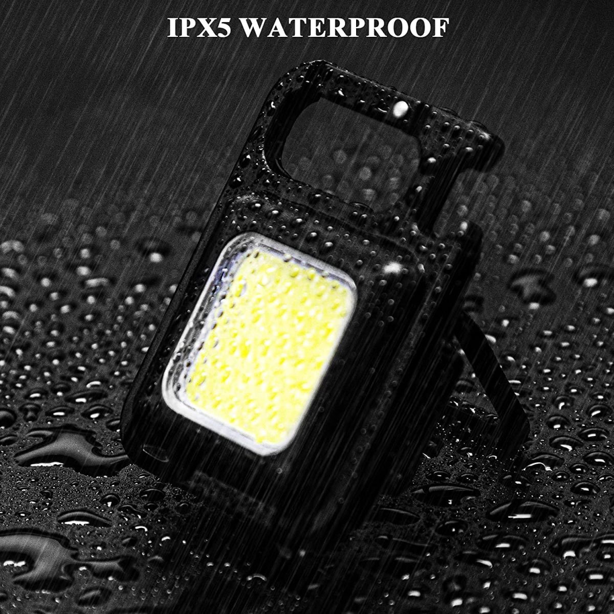 Desidiya® 800 Lumen Rechargeable COB Keychain Work Light with 3 Lighting Modes, Magnetic Base, Keyring LED Torch Keychain Flashlights Mini Work Light for Workshop, Repairing, Emergency - Image 7