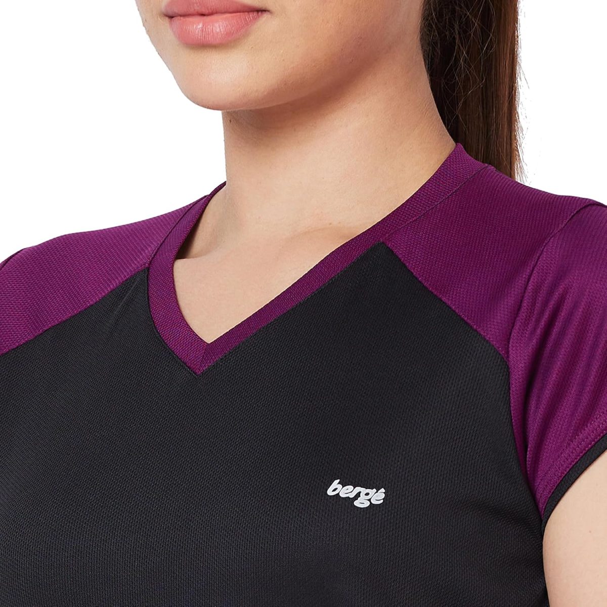 berge' Ladies Polyester Dry Fit Western Shirts & Tshirts for Women, Quick Drying & Breathable Fabric, Gym Wear Tees & Workout Tops - Image 5
