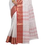 Raj Sarees Women's Woven Net Saree Without Blouse Peice - Image 5