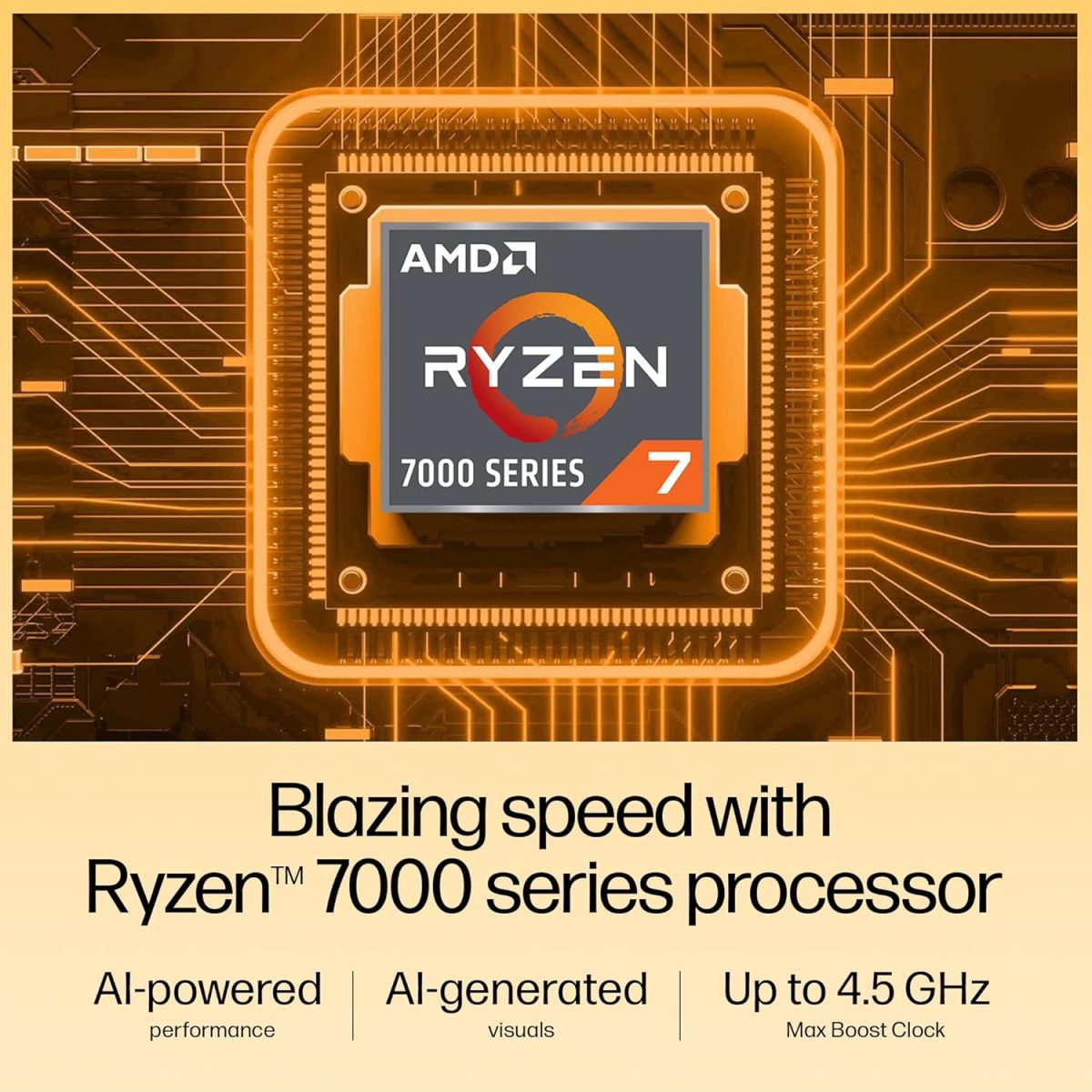 HP 15, AMD Ryzen 7 7730U Laptop (16GB DDR4,512GB SSD) Anti-Glare, Micro-Edge,15.6''/39.6cm, FHD, Win11, M365 Basic(1yr),Office Home24,Silver,1.59kg,FHD Camera w/Privacy Shutter, Backlit, fc0390AU - Image 2