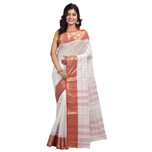 Raj Sarees Women's Woven Net Saree Without Blouse Peice