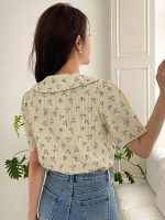 GRECIILOOKS Oversized Shirt for Women – Korean Casual Short Sleeve Loose Fit Top | Plus Size Summer Wear for Girls & Women - Image 2