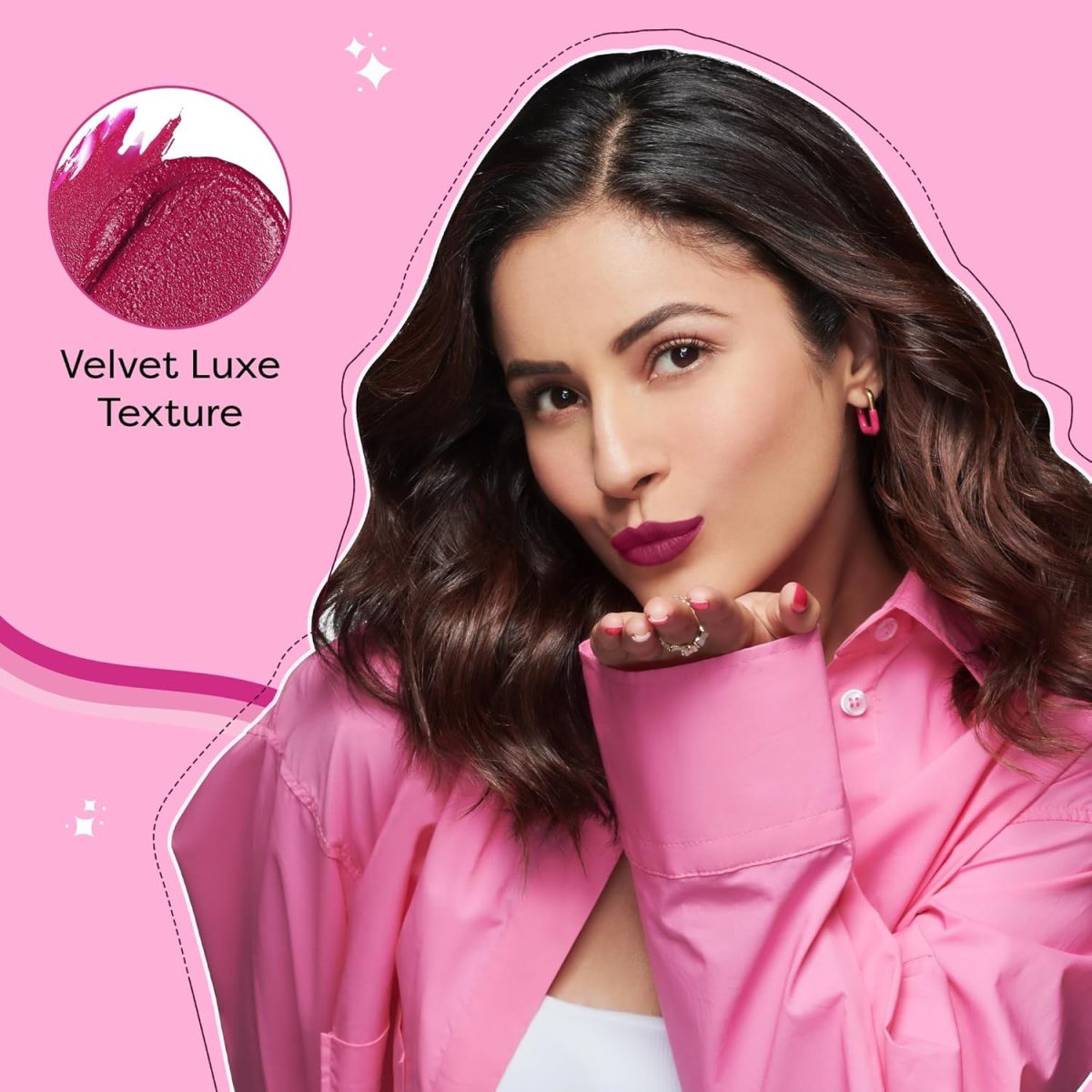 SUGAR POP Satin Matte Luxe | Castor Oil, Vitamin E & Hyaluronic Acid | Full coverage - 03 Tulip - Image 3