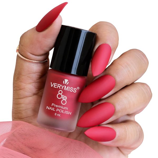 Verymiss Premium Matte Nail Polish - 249 Red In Hot