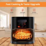 iBELL AEROFRY420DM Air Fryer 4.2 Litre - 1500W with Multiple Cooking Options, Dishwasher Safe, Non-stick Coating & Adjustable Temperature Control (Black) - Image 5