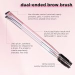 Real Techniques Dual-Ended Brow Brush, For Shaping & Filling, Travel-Friendly Spoolie, Blend Natural, Full, or Laminated Brows, Luxury Applicator, 1 Count - Image 3