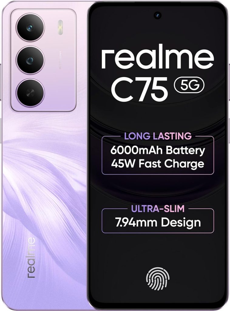 realme C75 Smartphone 4+128,Purple SC