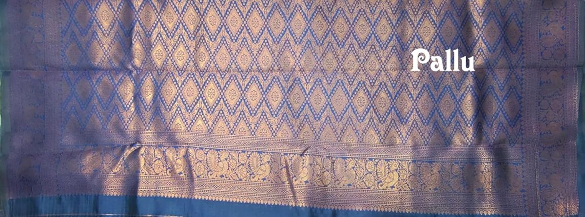 SREE KUMARAN Women's Kanchipuram Kubera Silk Pure Pattu Sarees With Blouse (VSK138-2) - Image 3
