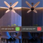 ACTIVA JETTA 1200MM BLDC Ceiling Fan | 28W | 6 Wooden-Finish Blades | 7 LED Lights | Remote | Noiseless | BEE 5-Star Rated | Energy Efficient | 5 Years Warranty (Rose Wood) - Image 3