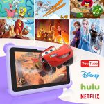 okulaku Kids Tablet 7 inch Tablets for Kids 32GB Toddler Tablet with Protective Case Child Learning Tablets with WiFi, Parental Control, GMS, Preinstalled Educational Contents for Girls Boys (Purple) - Image 2