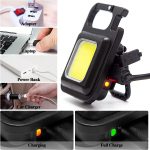 Desidiya® 800 Lumen Rechargeable COB Keychain Work Light with 3 Lighting Modes, Magnetic Base, Keyring LED Torch Keychain Flashlights Mini Work Light for Workshop, Repairing, Emergency - Image 6