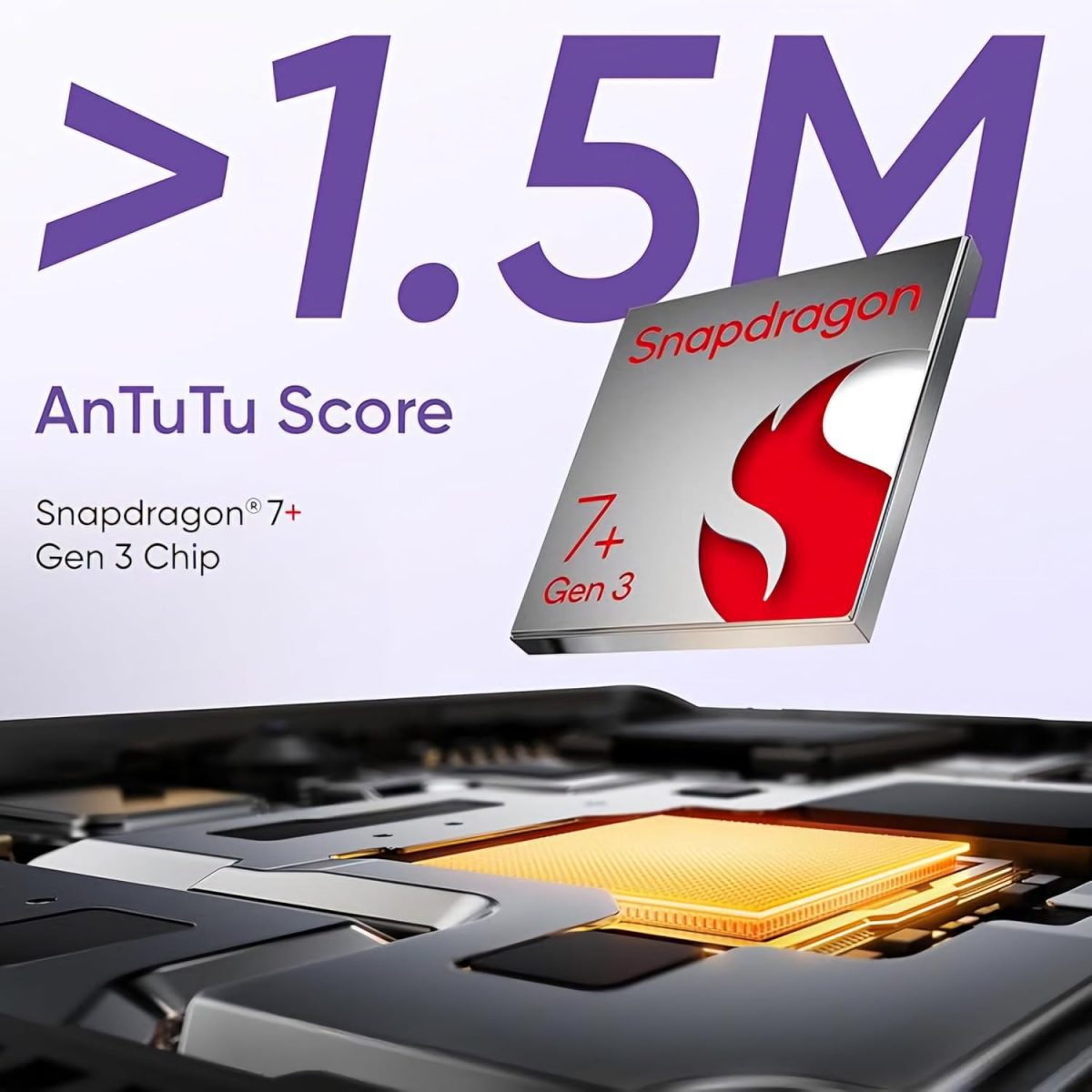 realme GT 6T 5G (Miracle Purple,8GB RAM+256GB Storage) | India's 1st 7+ Gen 3 Flagship Chipset | 1.5M+AnTuTu Score | 5500mAh+120W | The World's Brightest Flagship Display - Image 6