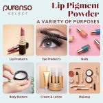 Purenso Select - Lip Pigment Powder - Carmine Red (10g x 1 Jar) - Image 5