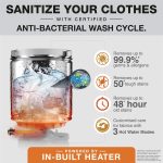 Whirlpool 9.5 kg Fully-Automatic Top Loading Washing Machine (360° BLOOMWASH PRO Heater Spray 9.5, Graphite, In-built Heater) - Image 3