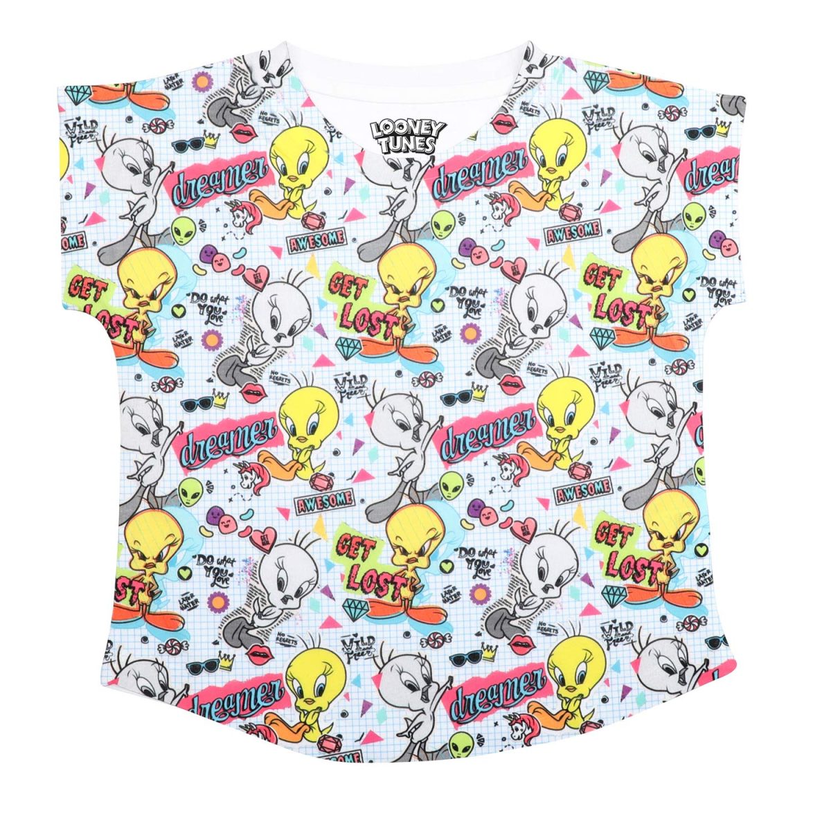Looney Tunes by Wear Your Mind Girl's Regular Fit T-Shirt