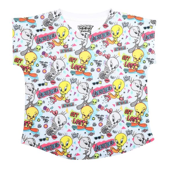 Looney Tunes by Wear Your Mind Girl's Regular Fit T-Shirt