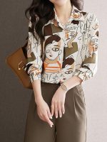 TOPLOT Women's Floral Regular Fit Shirt - Image 2