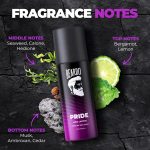 Beardo Pride, Glory & Whisky Smoke Bourbon Perfume Body Spray 150ml x (Set of 3) Long lasting Fougere, Aromatic Deodorant | Deo For Men | Christmas gift for men | Gift For Friends | Gift for Men - Image 4