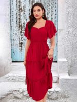 Toochki Dress for Women | Dresses for Women | Fit & Flare Dress | Anarkali Dress for Women | Midi Length Dress | Rayon Dresses | One Piece Dress for Women - Image 3