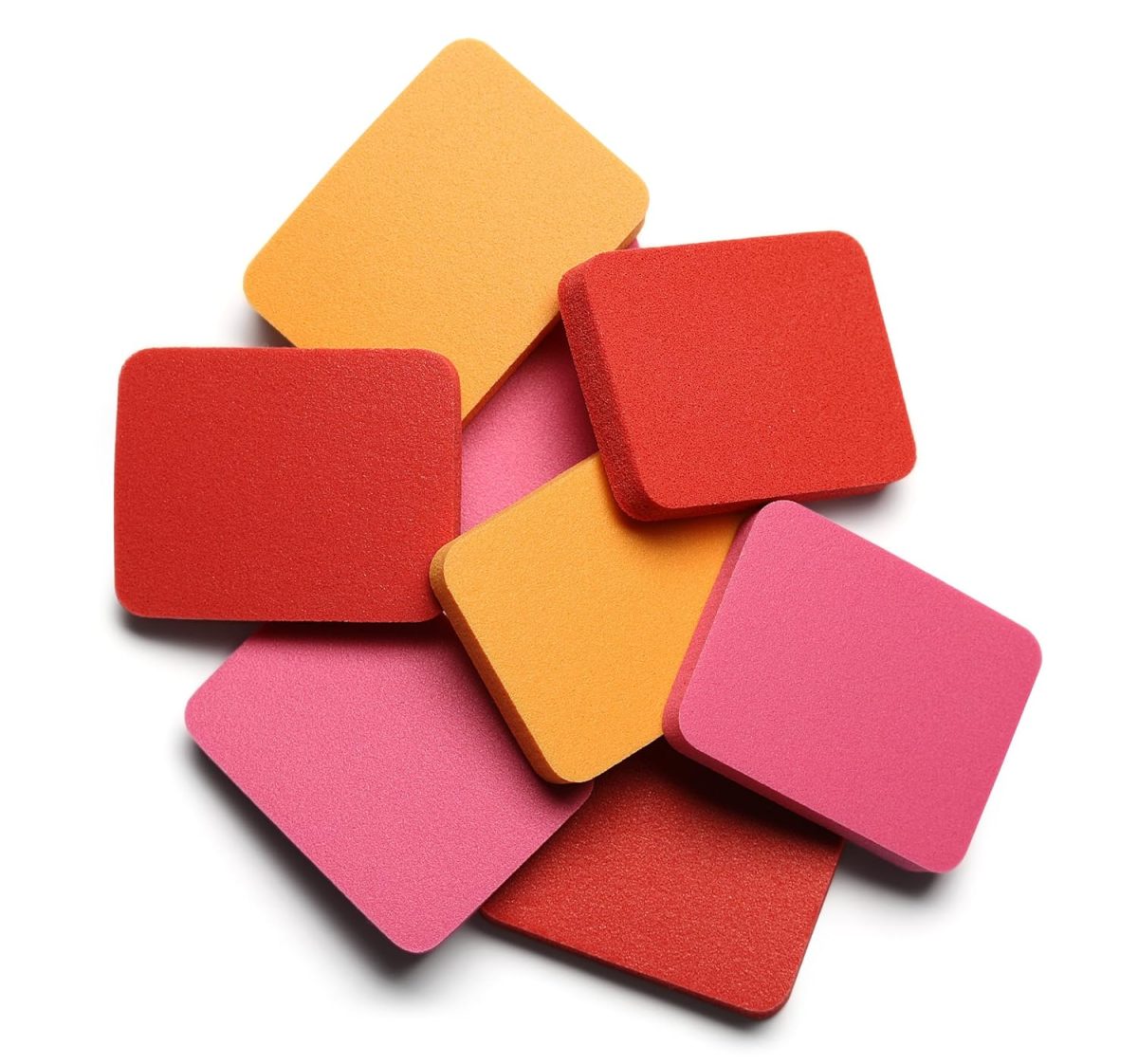 Colorbar Fair & Square Foundation Sponges II Pack of 8 latex-free sponge II Evenly blend mousse, cream, liquid, & compact foundation - Image 3
