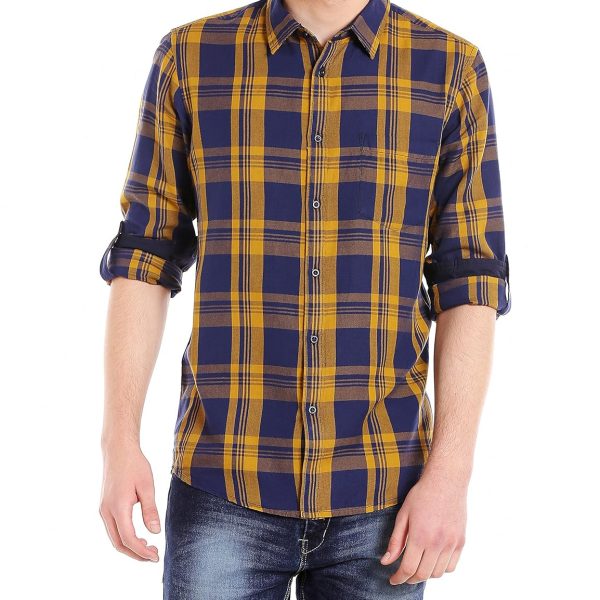 Dennis Lingo Men's Cotton Slim Fit Shirt