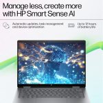 HP Envy x360, Intel Core Ultra 7-155U AI Laptop (16GB RAM, 512GB SSD) Touchscreen 2-in-1, IPS, WUXGA, 14"/35.6cm, Win 11, MS Office 2021, Silver, 1.39Kg, Integrated Graphics, 5MP IR Camera, fc0106TU - Image 5