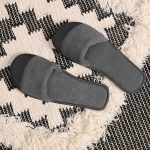 MIFUZI Men Home Slippers Open Toe Slides Slip on Comfortable Sole Lightweight Anti Skid Indoor Bedroom Room Indoor House Cloth Soft Slippers for Men - Image 4