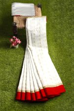 Shree Karni Creations Women Art Silk Traditional Kanjivaram Saree |Especially Designed For Festive Season|,Multi - Image 4