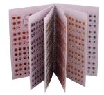 Vama Fashions Round Multicolour Forehead Sticker kumkum Golden & white Crystal Stone Bindi Book for Women & Girls (bindi booklet Stone - 948 bindis)