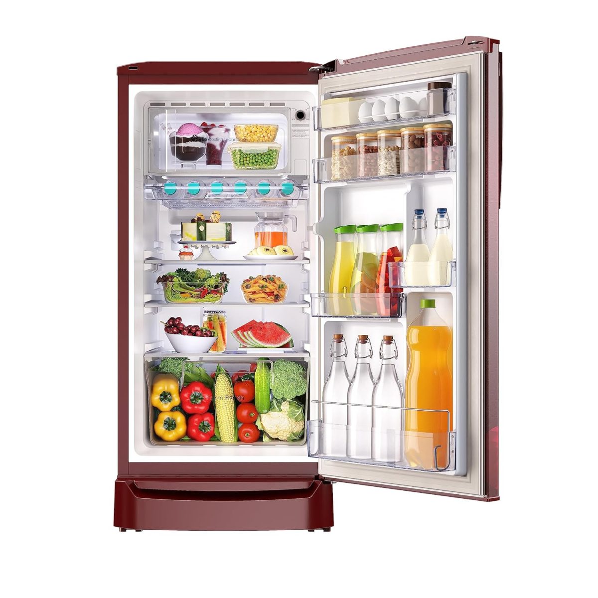 Godrej 180 L 3 Star Direct Cool Turbo Cooling Technology With Upto 24 Days farm Freshness Single Door Refrigerator (RD ERIOPLS 205C THF AZ WN, Azure Wine) - Image 2