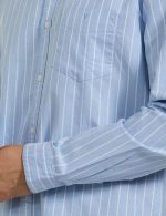 Van Heusen Men's Casual Oxford Stripes Shirts| Effortless Ironing | Superior Fit - Image 4