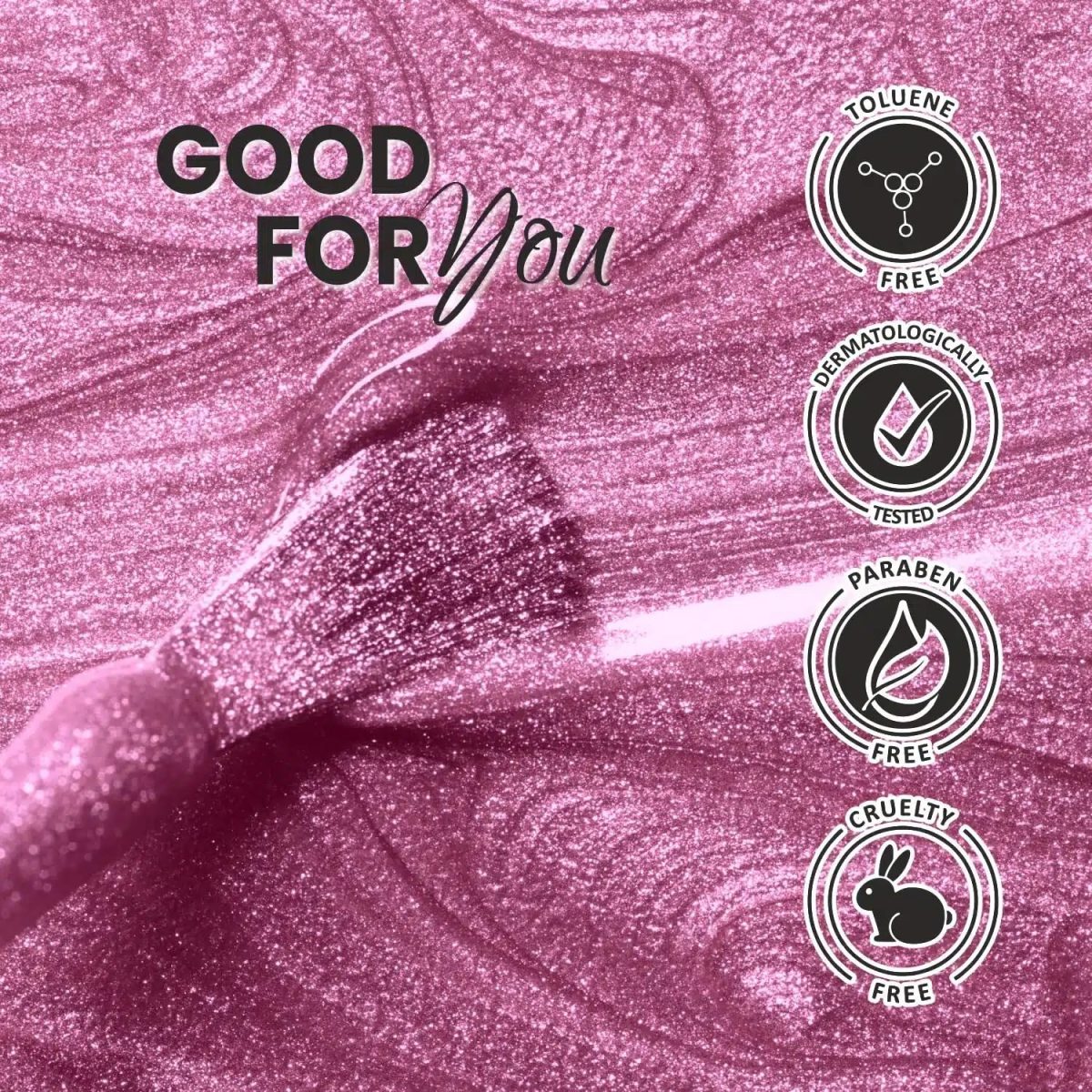 VERYMISS Premium Pink Shimmer Nail Polish 6ml | Smooth Application | Quick Drying | Paraben Free | Ultra Long Lasting Nail Paints - Image 7