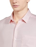 Arrow Men's Solid Full Sleeve Slim Fit Cutaway Collar Cotton Formal Shirt - Image 6