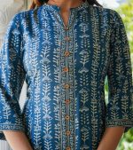 Yash Gallery Rayon Women's Floral Printed Anarkali Kurta with Pant & Dupatta - Image 6