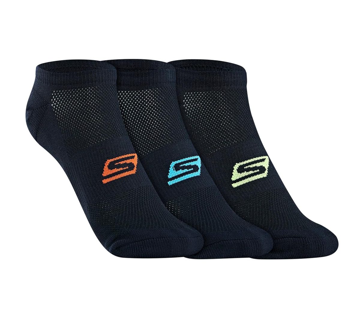 Skechers Nylon Women's Short Socks S20029Id-Blk M, Black
