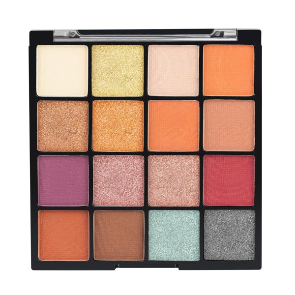 Insight Cosmetics Gorgeous 16 Color Eyeshadow Palette|Matte|Shimmer|Beginner Friendly & Long Lasting Eye Shadow Palette|Long Wearing And Easily Blendable Eye Makeup Palette, 37gm(MK09-Retro Vibes)| multicoloured