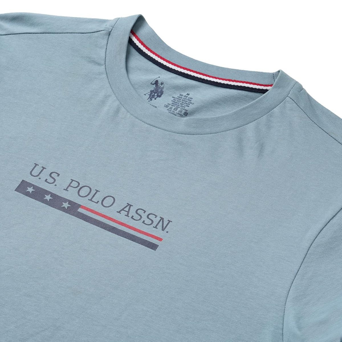 U.S. POLO ASSN. Men's Cotton Regular Fit Crew Neck Brand Print Le001 Lounge T-Shirt - Pack of 1 - Image 6