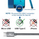 Wayona USB Type C Short 65W/3A Fast Charging Data Cable for Powerbank, Android Auto, Apple CarPlay, Samsung Galaxy S24, S23, S22, S21, S20, iPhone 15, 15 Pro, 15 Pro Max, 15 Plus (0.25M, Grey) - Image 5